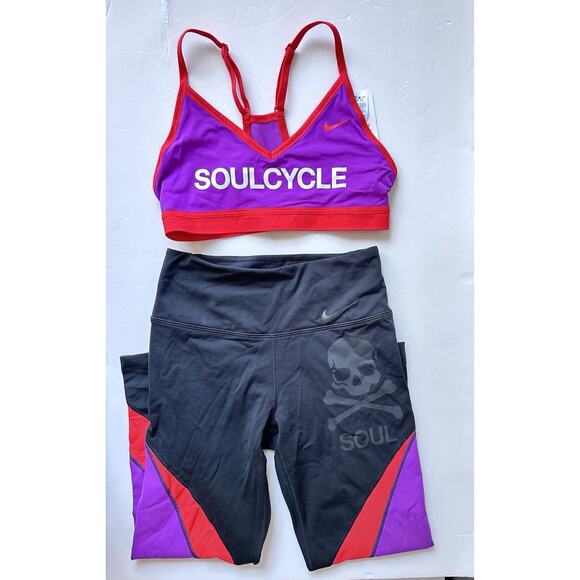 SoulCycle Nike Top size S&leggings size XS set - Picture 1 of 16